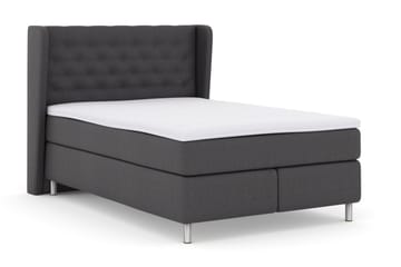 Komplett Sängpaket Choice No 3 140x200 Medium - Mörkgrå|Metall - Möbler - Säng - Kontinentalsäng