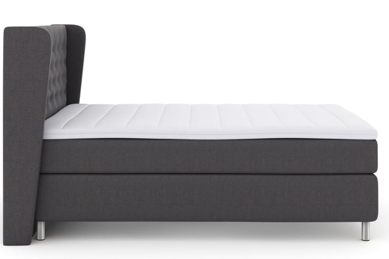 Komplett Sängpaket Choice No 3 140x200 Medium - Mörkgrå|Metall - Möbler - Säng - Kontinentalsäng