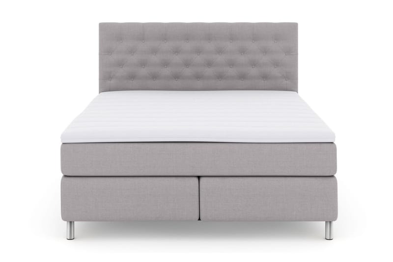 Komplett Sängpaket Choice No 3 160x200 Fast - Ljusgrå|Metall - Möbler - Säng - Kontinentalsäng