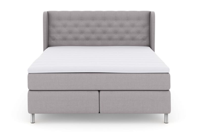 Komplett Sängpaket Choice No 3 160x200 Fast - Ljusgrå|Metall - Möbler - Säng - Kontinentalsäng