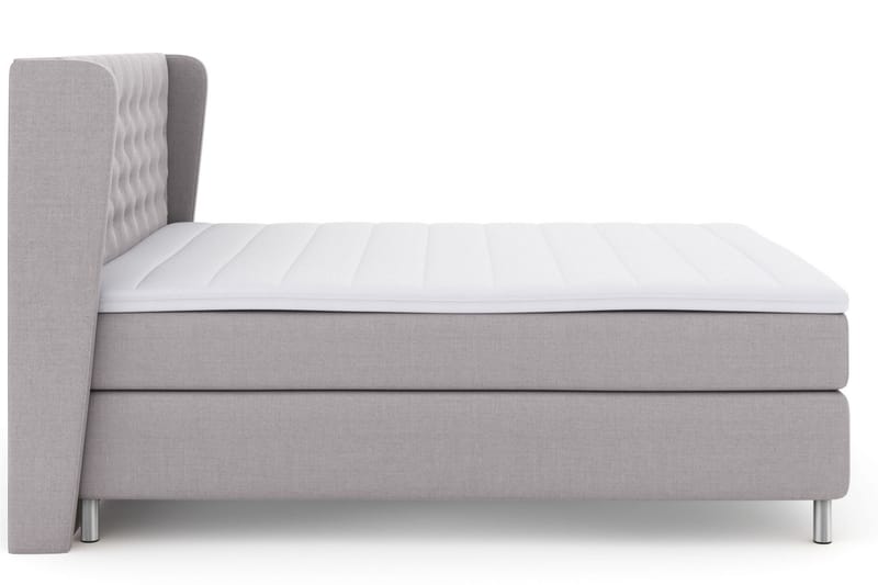 Komplett Sängpaket Choice No 3 160x200 Fast - Ljusgrå|Metall - Möbler - Säng - Kontinentalsäng