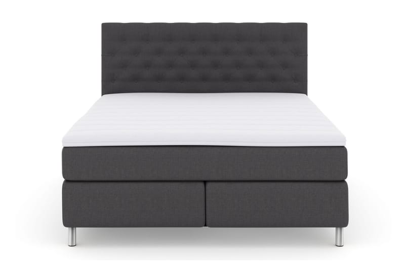 Komplett Sängpaket Choice No 3 160x200 Fast/Medium - Mörkgrå|Metall - Möbler - Säng - Kontinentalsäng