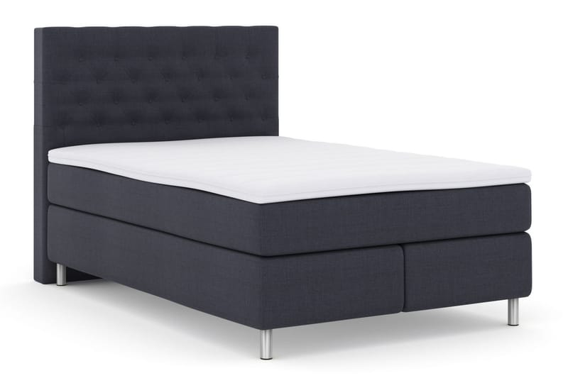 Komplett Sängpaket Choice No 3 160x200 Medium - Blå|Metall - Kontinentalsäng - Dubbelsäng - Komplett sängpaket