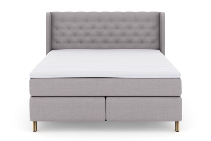 Komplett Sängpaket Choice No 3 160x200 Medium - Ljusgrå|Koppar - Möbler - Säng - Kontinentalsäng