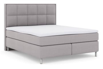 Komplett Sängpaket Choice No 3 160x200 Medium - Ljusgrå|Metall - Möbler - Säng - Kontinentalsäng