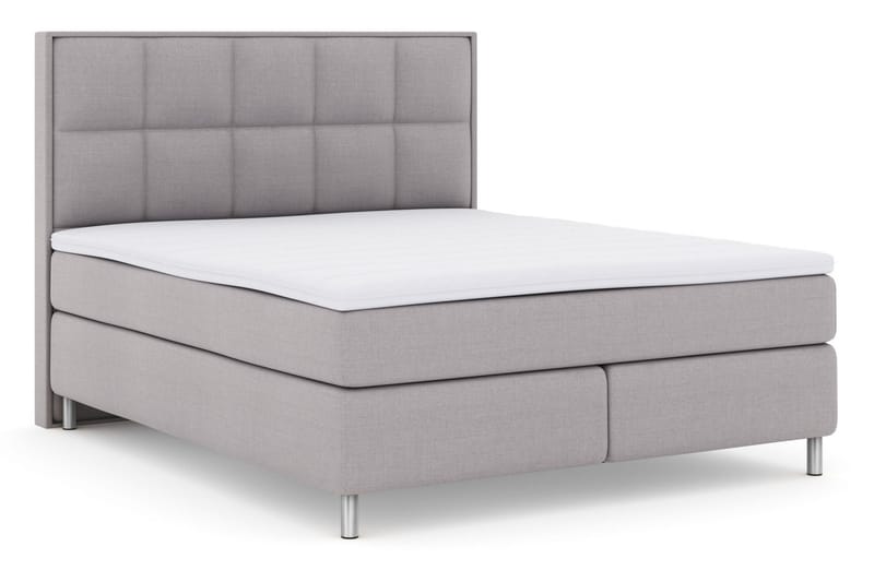 Komplett Sängpaket Choice No 3 160x200 Medium - Ljusgrå|Metall - Möbler - Säng - Kontinentalsäng