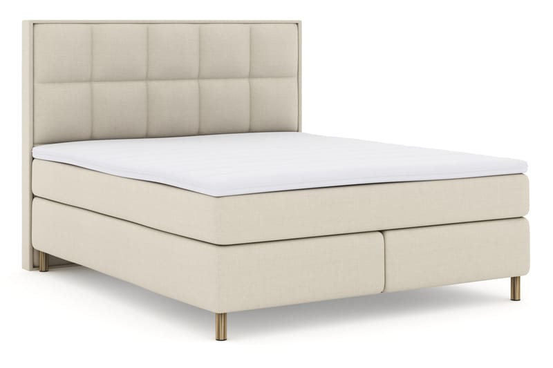 Komplett Sängpaket Choice No 3 180x200 Fast - Beige|Koppar - Möbler - Säng - Kontinentalsäng