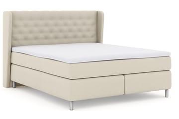 Komplett Sängpaket Choice No 3 180x200 Fast - Beige|Metall - Möbler - Säng - Kontinentalsäng