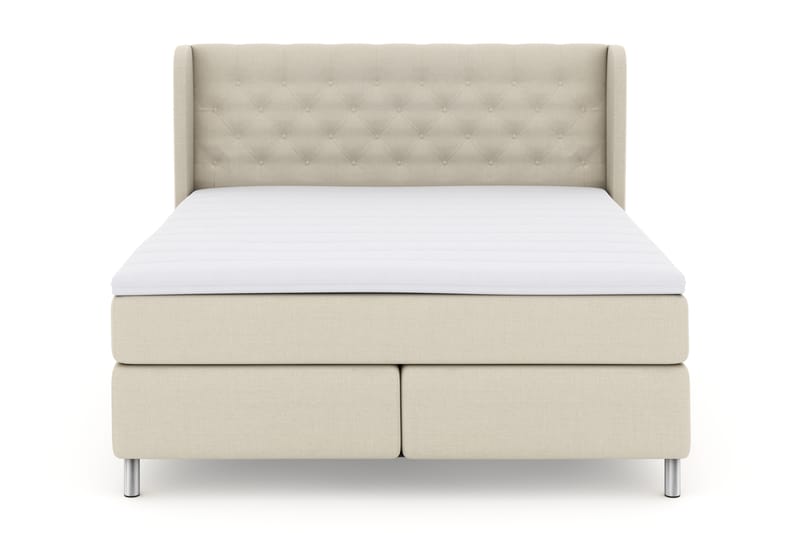 Komplett Sängpaket Choice No 3 180x200 Fast - Beige|Metall - Möbler - Säng - Kontinentalsäng