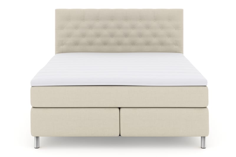 Komplett Sängpaket Choice No 3 180x200 Fast - Beige|Metall - Möbler - Säng - Kontinentalsäng