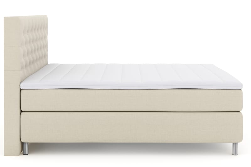 Komplett Sängpaket Choice No 3 180x200 Fast - Beige|Metall - Möbler - Säng - Kontinentalsäng