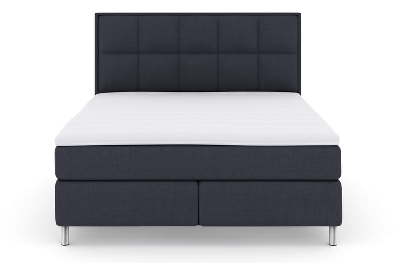 Komplett Sängpaket Choice No 3 180x200 Fast - Blå|Metall - Kontinentalsäng - Dubbelsäng - Komplett sängpaket