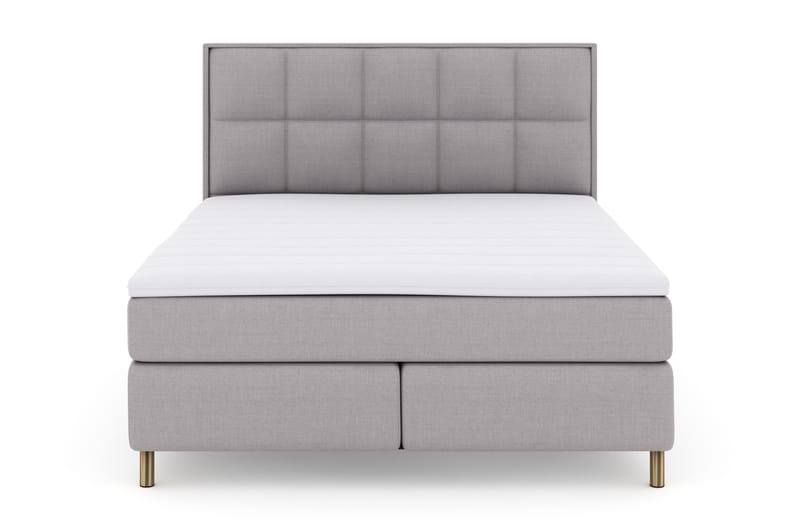 Komplett Sängpaket Choice No 3 180x200 Fast, Ljusgrå|Koppar
