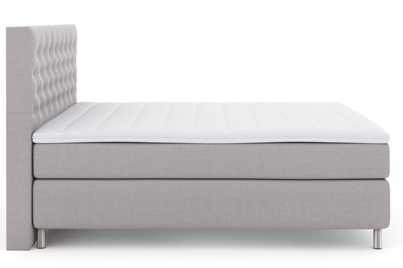 Komplett Sängpaket Choice No 3 180x200 Fast - Ljusgrå|Metall - Möbler - Säng - Kontinentalsäng