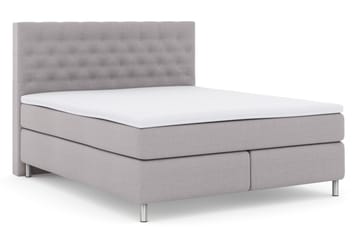 Komplett Sängpaket Choice No 3 180x200 Fast - Ljusgrå|Metall - Möbler - Säng - Kontinentalsäng