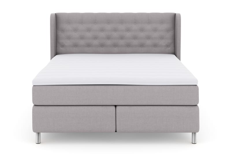Komplett Sängpaket Choice No 3 180x200 Fast - Ljusgrå|Metall - Möbler - Säng - Kontinentalsäng