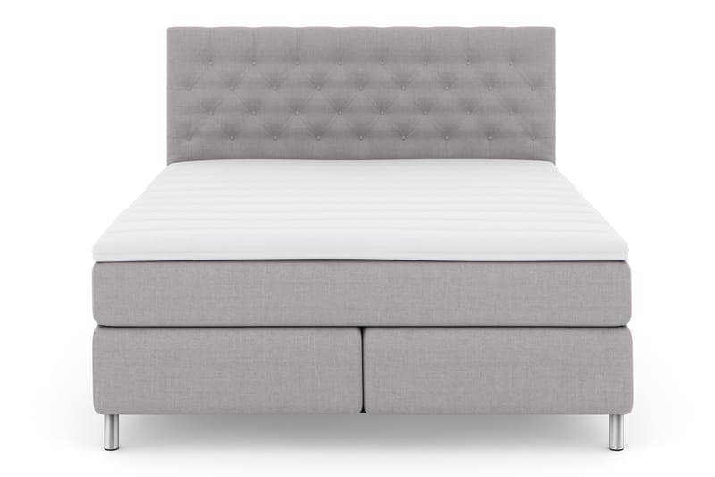 Komplett Sängpaket Choice No 3 180x200 Fast - Ljusgrå|Metall - Möbler - Säng - Kontinentalsäng