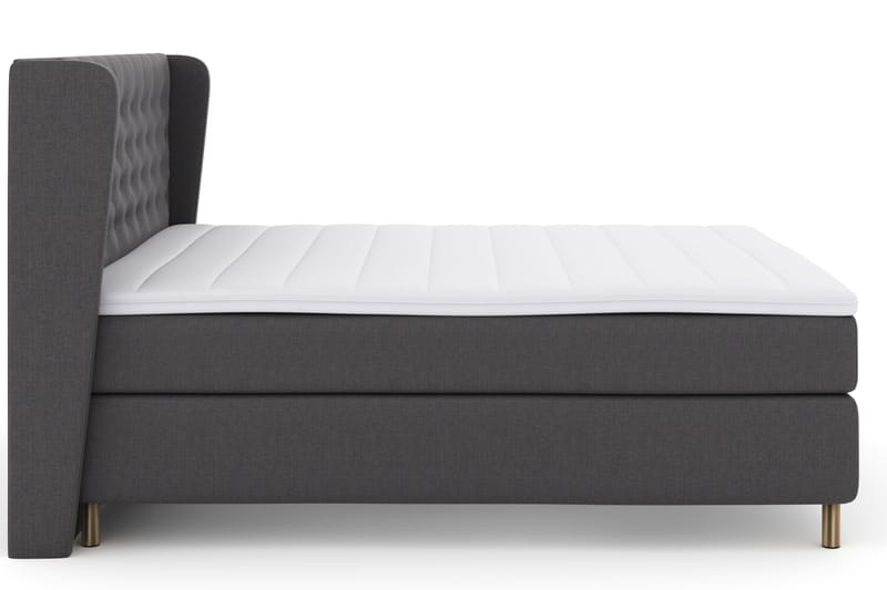 Komplett Sängpaket Choice No 3 180x200 Fast - Mörkgrå|Koppar - Möbler - Säng - Kontinentalsäng