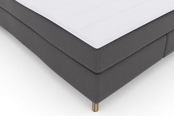 Komplett Sängpaket Choice No 3 180x200 Fast - Mörkgrå|Koppar - Möbler - Säng - Kontinentalsäng