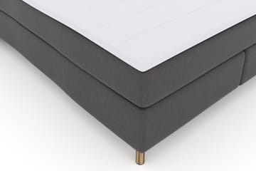 Komplett Sängpaket Choice No 3 180x200 Fast - Mörkgrå|Koppar - Möbler - Säng - Kontinentalsäng