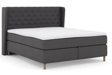 Komplett Sängpaket Choice No 3 180x200 Fast - Mörkgrå|Koppar - Möbler - Säng - Kontinentalsäng