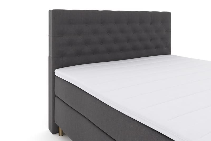 Komplett Sängpaket Choice No 3 180x200 Fast - Mörkgrå|Koppar - Möbler - Säng - Kontinentalsäng