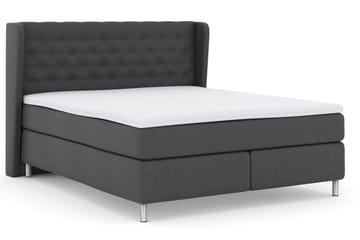 Komplett Sängpaket Choice No 3 180x200 Fast - Mörkgrå|Metall - Möbler - Säng - Kontinentalsäng