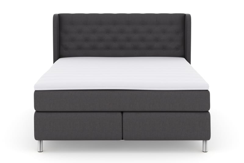 Komplett Sängpaket Choice No 3 180x200 Fast - Mörkgrå|Metall - Möbler - Säng - Kontinentalsäng