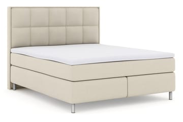 Komplett Sängpaket Choice No 3 180x200 Fast/Medium - Beige|Metall - Möbler - Säng - Kontinentalsäng