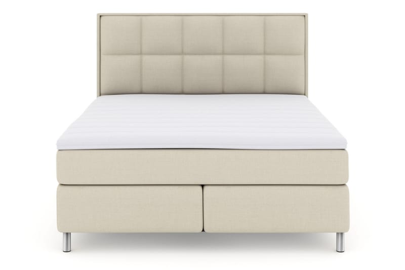 Komplett Sängpaket Choice No 3 180x200 Fast/Medium - Beige|Metall - Möbler - Säng - Kontinentalsäng