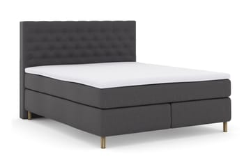 Komplett Sängpaket Choice No 3 180x200 Fast/Medium - Mörkgrå|Koppar - Möbler - Säng - Kontinentalsäng