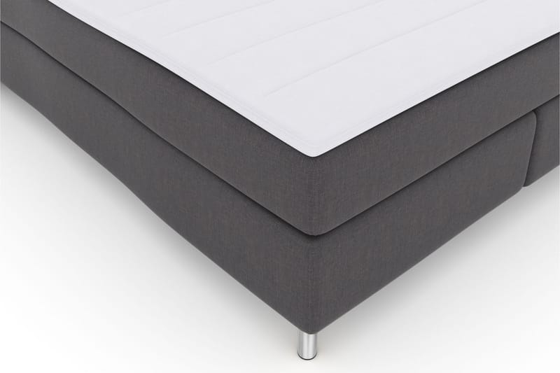 Komplett Sängpaket Choice No 3 180x200 Fast/Medium - Mörkgrå|Metall - Möbler - Säng - Kontinentalsäng
