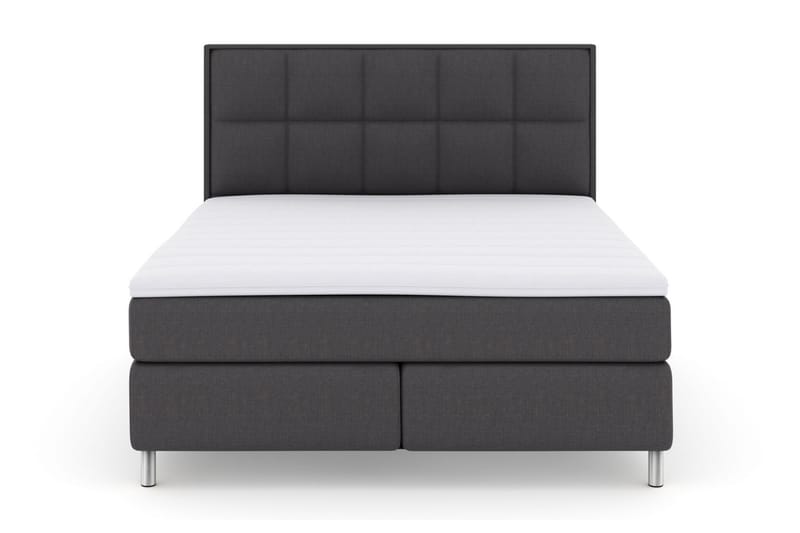Komplett Sängpaket Choice No 3 180x200 Fast/Medium - Mörkgrå|Metall - Möbler - Säng - Kontinentalsäng