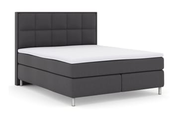 Komplett Sängpaket Choice No 3 180x200 Fast/Medium - Mörkgrå|Metall - Möbler - Säng - Kontinentalsäng