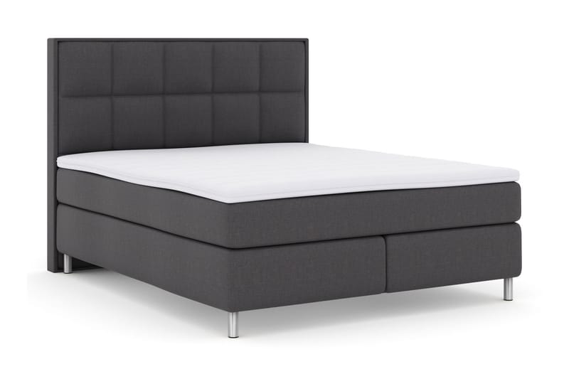 Komplett Sängpaket Choice No 3 180x200 Fast/Medium - Mörkgrå|Metall - Möbler - Säng - Kontinentalsäng