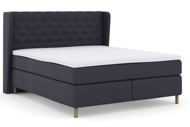 Komplett Sängpaket Choice No 3 180x200 Medium - Blå|Koppar - Kontinentalsäng - Dubbelsäng - Komplett sängpaket