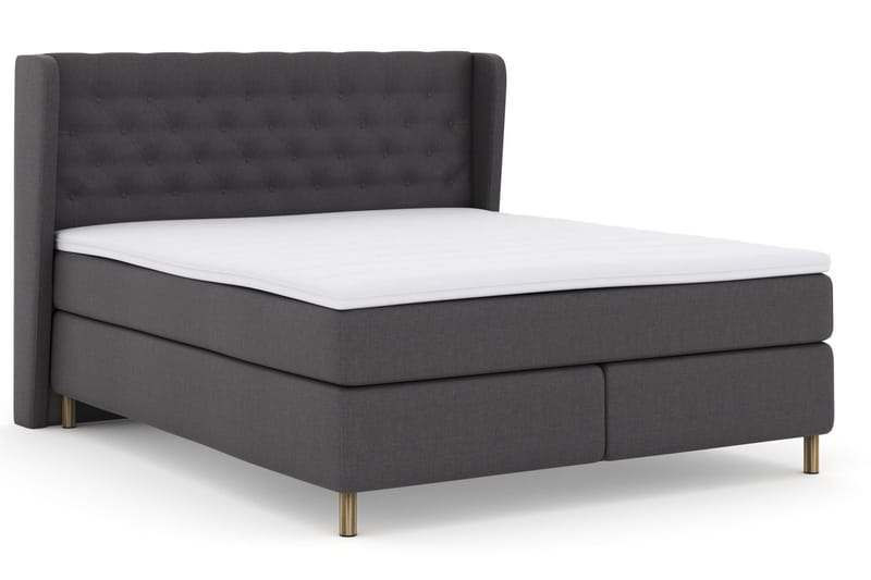 Komplett Sängpaket Choice No 3 180x200 Medium - Mörkgrå|Koppar - Möbler - Säng - Kontinentalsäng