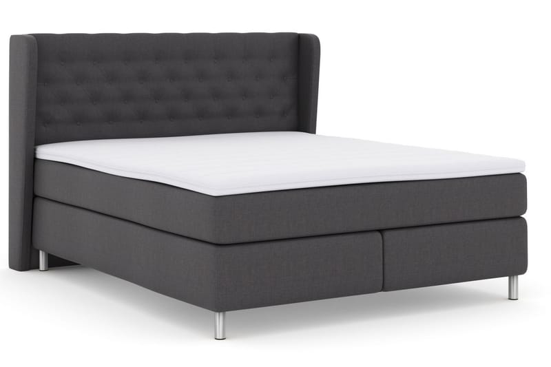 Komplett Sängpaket Choice No 3 180x200 Medium - Mörkgrå|Metall - Möbler - Säng - Kontinentalsäng