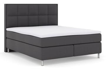 Komplett Sängpaket Choice No 3 180x200 Medium - Mörkgrå|Metall - Möbler - Säng - Kontinentalsäng