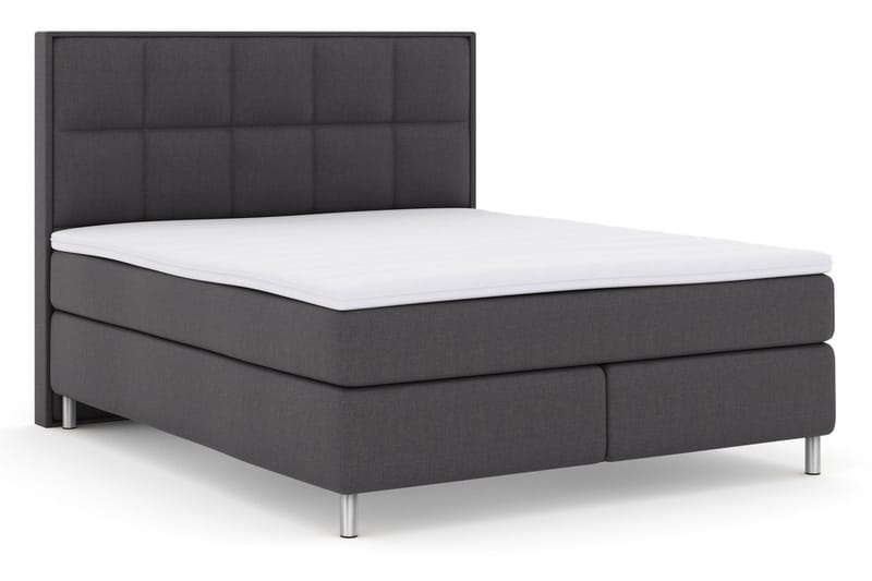 Komplett Sängpaket Choice No 3 180x200 Medium - Mörkgrå|Metall - Möbler - Säng - Kontinentalsäng