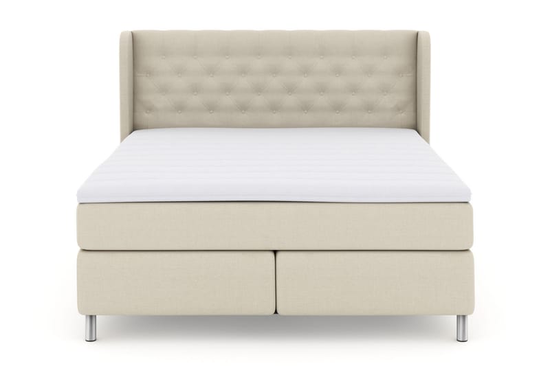 Komplett Sängpaket Choice No 3 210x210 Fast - Beige|Metall - Möbler - Säng - Kontinentalsäng