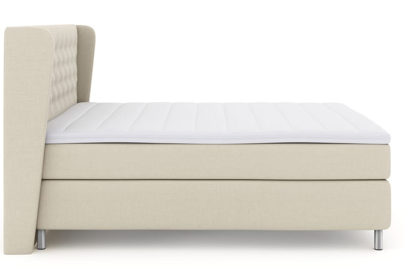 Komplett Sängpaket Choice No 3 210x210 Fast - Beige|Metall - Möbler - Säng - Kontinentalsäng