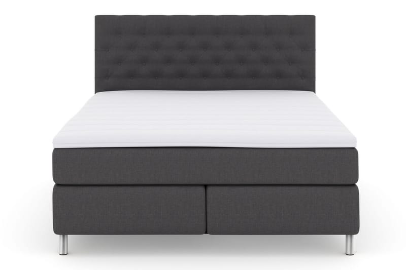 Komplett Sängpaket Choice No 3 210x210 Fast - Mörkgrå|Metall - Möbler - Säng - Kontinentalsäng