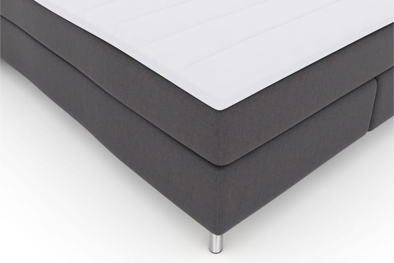 Komplett Sängpaket Choice No 3 210x210 Fast - Mörkgrå|Metall - Kontinentalsäng - Dubbelsäng - Komplett sängpaket