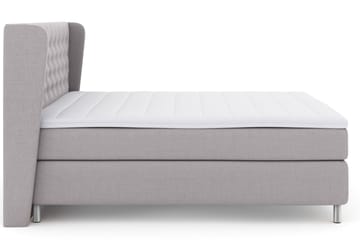 Komplett Sängpaket Choice No 3 210x210 Fast/Medium - Ljusgrå|Metall - Möbler - Säng - Kontinentalsäng