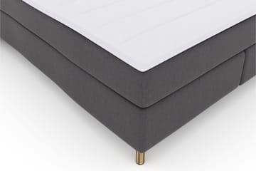 Komplett Sängpaket Choice No 3 210x210 Fast/Medium - Mörkgrå|Koppar - Möbler - Säng - Kontinentalsäng