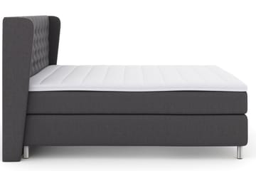 Komplett Sängpaket Choice No 3 210x210 Fast/Medium - Mörkgrå|Metall - Möbler - Säng - Kontinentalsäng