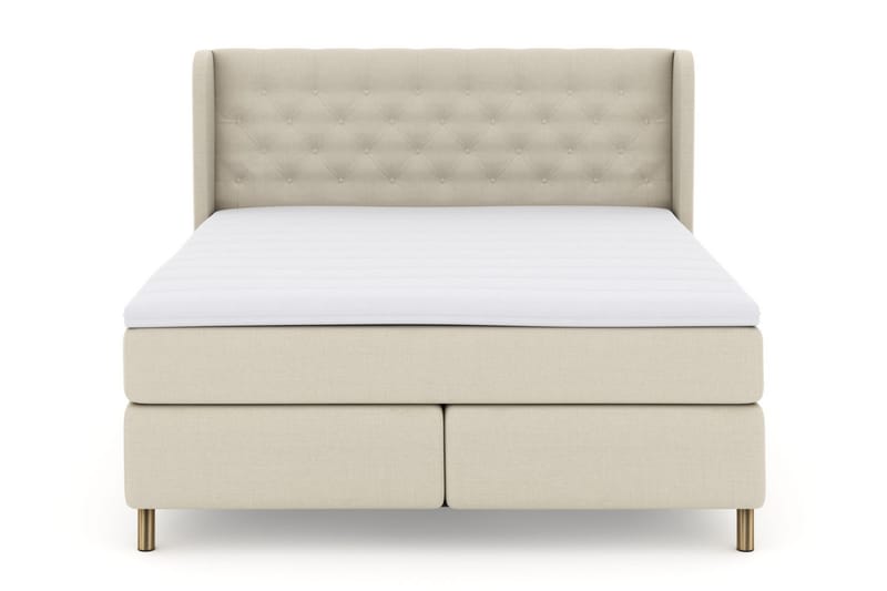 Komplett Sängpaket Choice No 3 210x210 Medium - Beige|Koppar - Möbler - Säng - Kontinentalsäng
