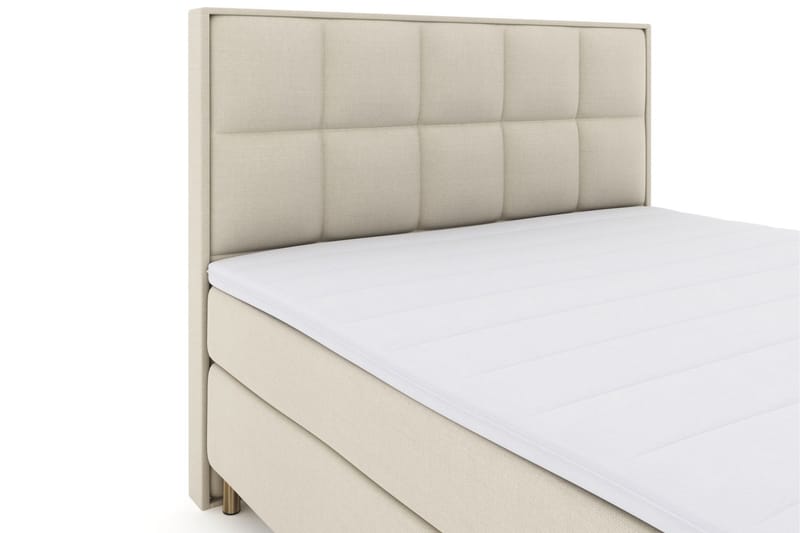 Komplett Sängpaket Choice No 3 210x210 Medium - Beige|Koppar - Kontinentalsäng - Dubbelsäng - Komplett sängpaket
