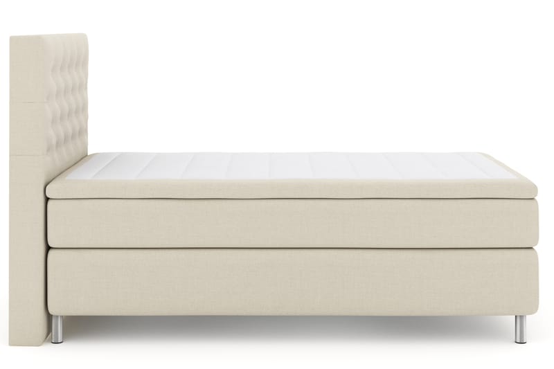 Komplett Sängpaket Choice No 4 120x200 Fast - Beige|Metall - Kontinentalsäng - Komplett sängpaket